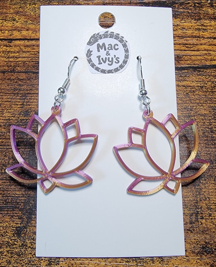 Lotus Flower Earrings