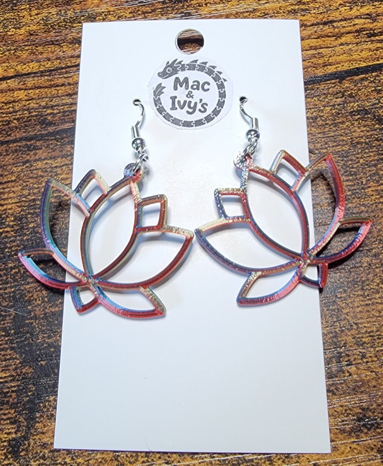 Lotus Flower Earrings