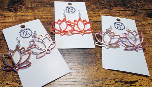 Lotus Flower Earrings