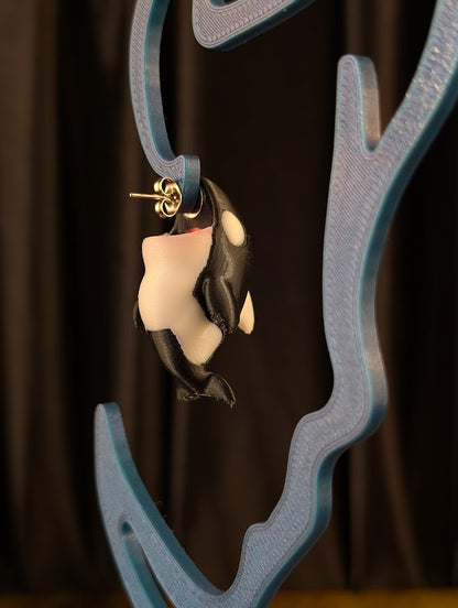 Orca Chomper Earring