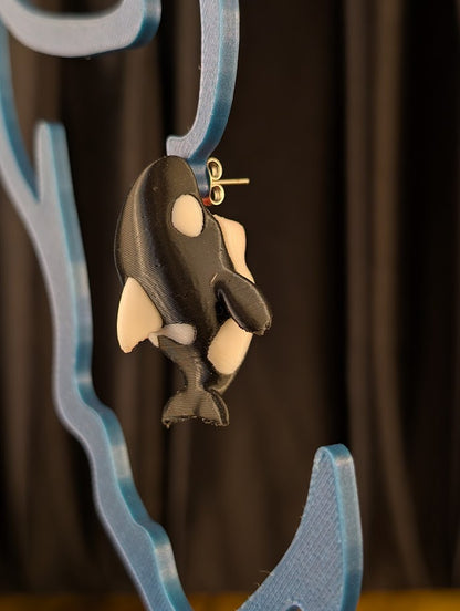 Orca Chomper Earring