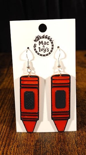 Crayon Earrings
