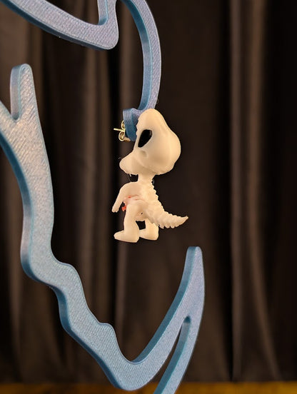 Rex the Dino Skeleton Chomper Earring