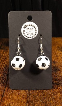Soccer Ball Earrings