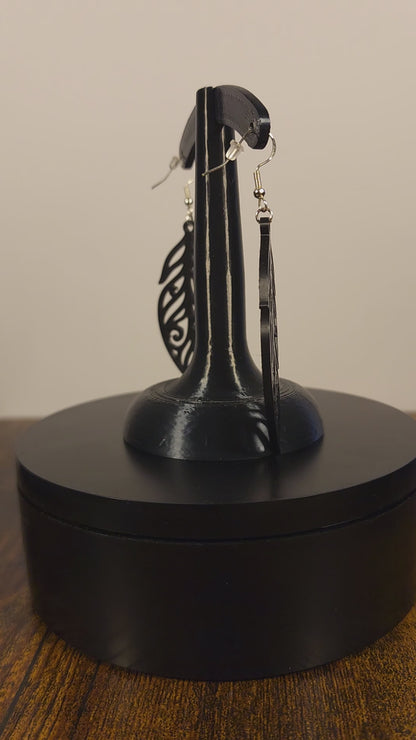 Feather Outline Earrings