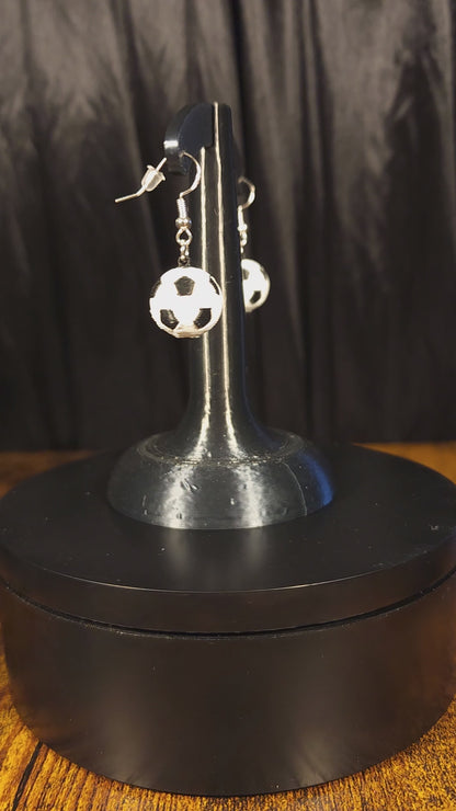 Soccer Ball Earrings