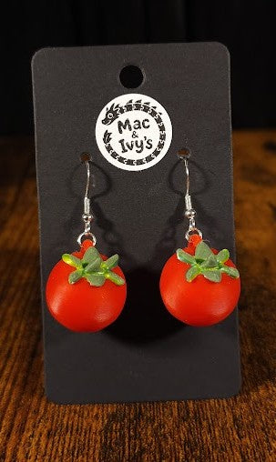 Tomato Earrings